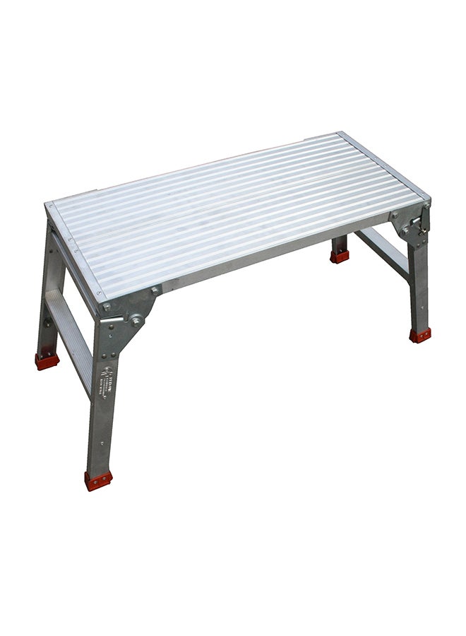 Penguin 2-Steps Plank Stool Silver 80x47x17centimeter  - Image 1