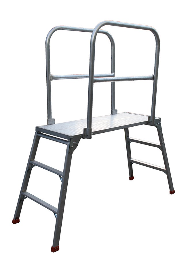 Penguin 3-Steps Plank Stool Silver 100x50x17centimeter  - Image 2