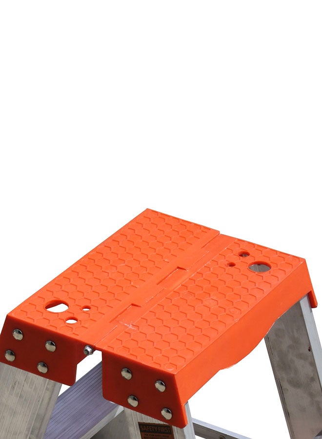 Penguin 2-Step Stool Silver/Orange 57x39x23centimeter  - Image 4