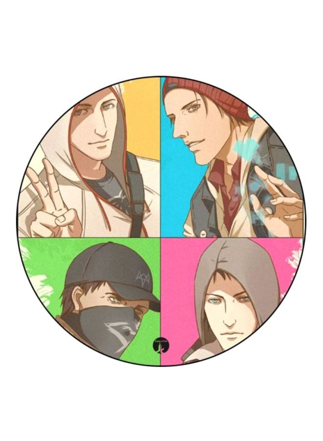 لوحة ماوس بطبعة مستوحاة من ألعاب فيديو متعددة متعدد الألوان