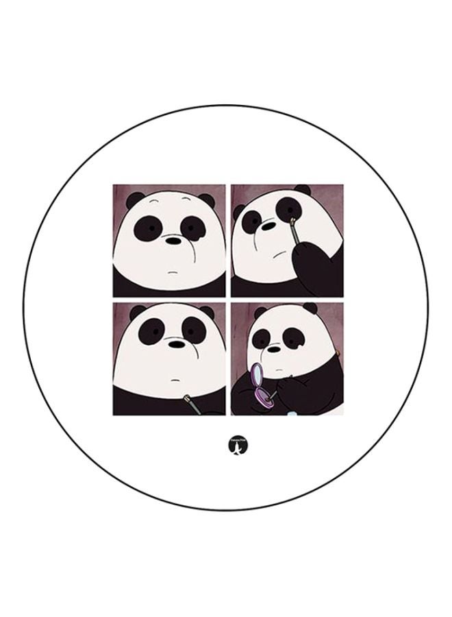 BP We Bare Bears Printed Mouse Pad White/Black/Purple
