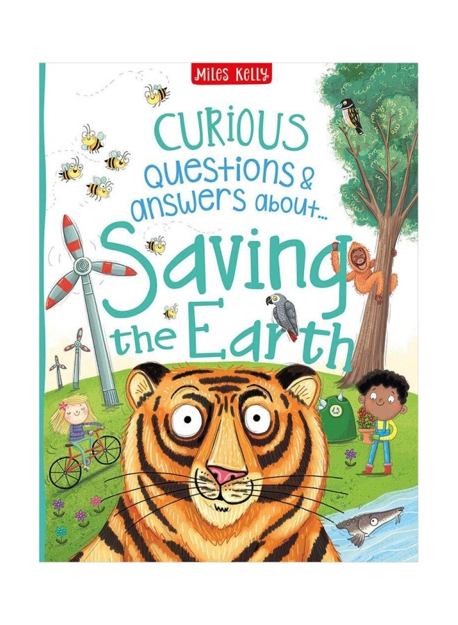 Curious Q&A Saving The Earth Hardcover English by Camilla de La Bedoyere 
