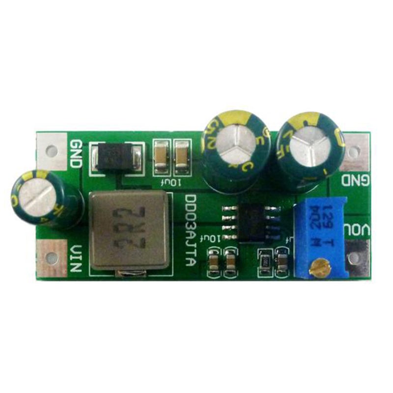 Generic - DCtoDC Boost Converter Module DC2.7-5.5V to DC3.5-24V Output Voltage Adjustable Step-up Circuit Board Multicolor - Image 1