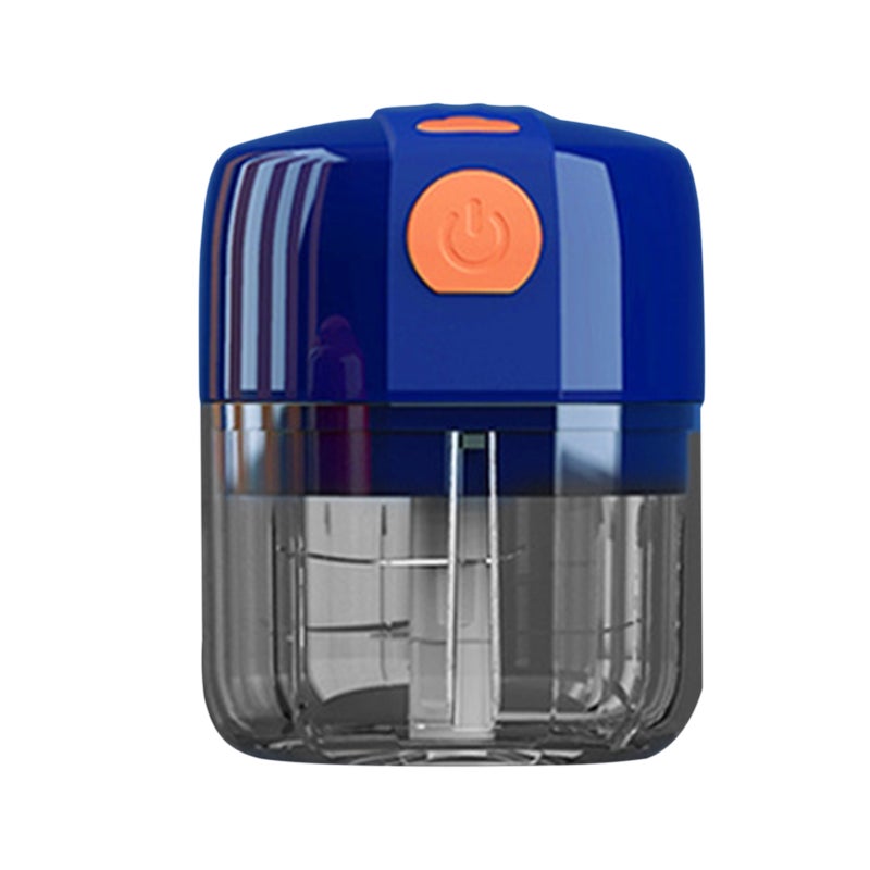 Mini Electric Garlic Chopper Multi-function Food Chopper blue  - Image 4