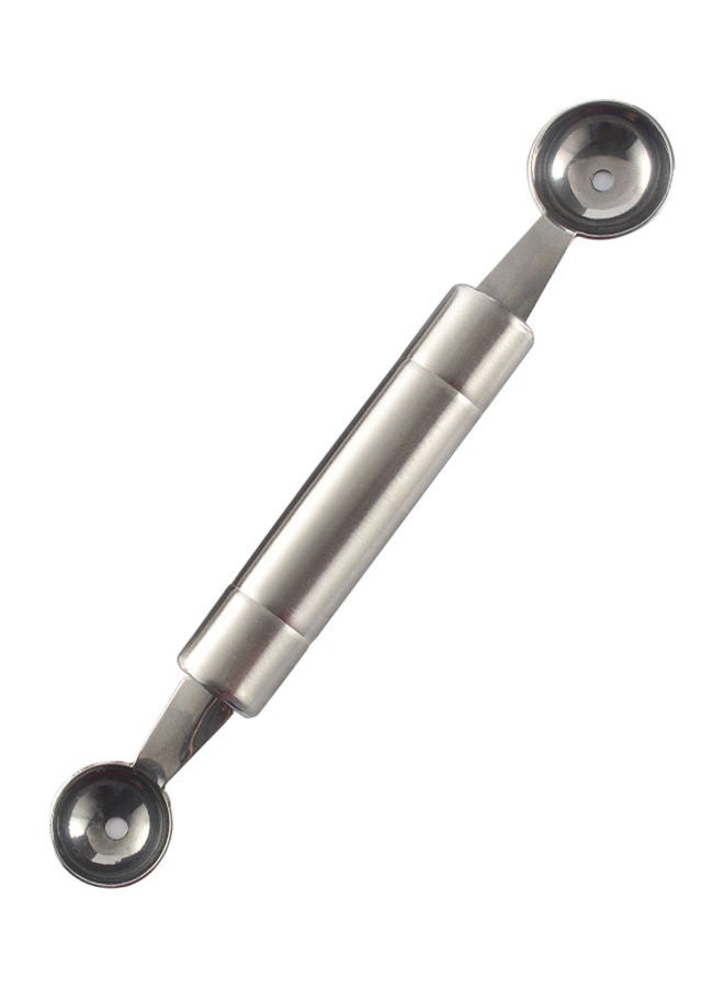 Melon Baller Scoop Stainless Steel Fruit Cooking Spoon for Kitchen Tools silver 21.00*3.00*3.00cm - Image 1