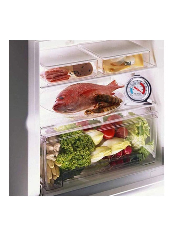 Generic - 2 Pack Refrigerator Thermometer Stainless Steel multicolour 7.50*6.30*7.00cm - Image 1