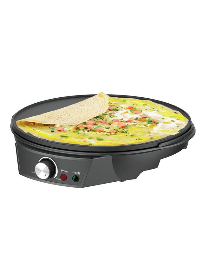 Generic - Non-stick Coating Electric Crepe Pizza Maker Portable Pancake Machine H37461-su brown - Image 1