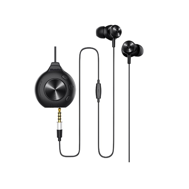 Bluedio - Wired In-Ear Earphone With Microphone Black - Image 1