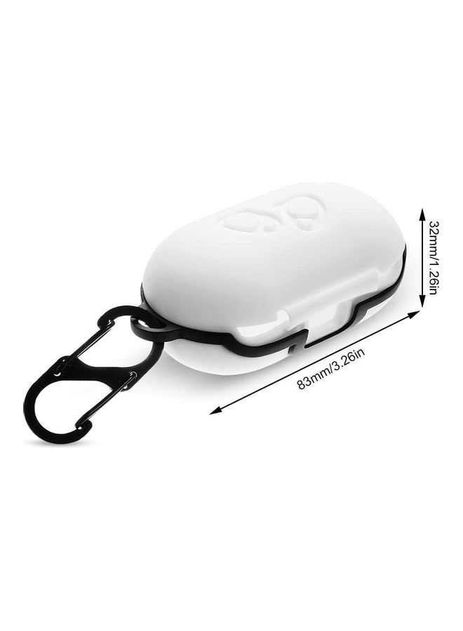 NuSense Waterproof Silicone Case For Samsung Buds White - Image 2