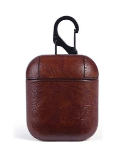 NuSense Leather case for AirPods Brown  - Image 1