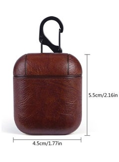 NuSense Leather case for AirPods Brown  - Image 2