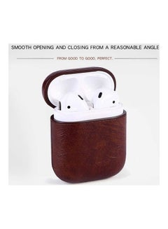 NuSense Leather case for AirPods Brown  - Image 3