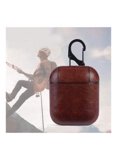 NuSense Leather case for AirPods Brown  - Image 4