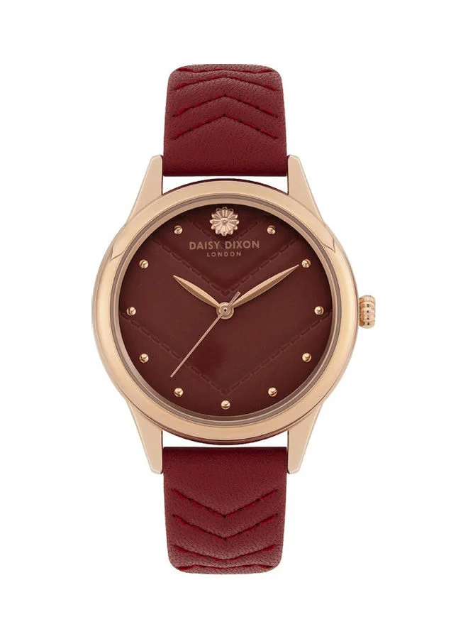 ديزي ديكسون لندن Daisy Dixon Dress Watch DD112RRG, Red, One Size, Bracelet