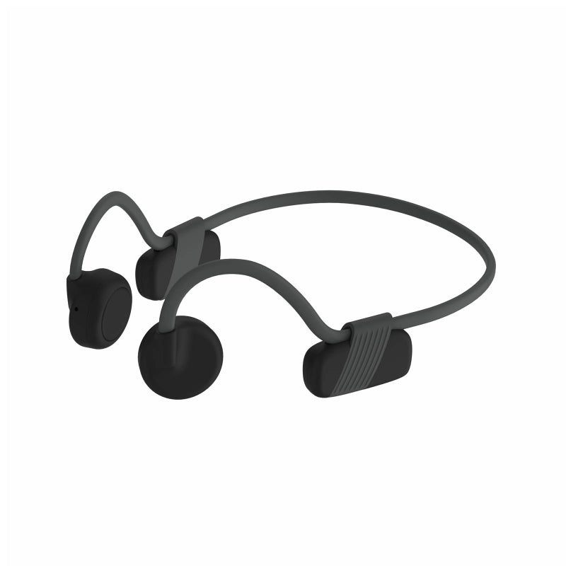 Generic - BH318 Bluetooth 5.0 Bone Conduction Headphone Wireless Headset Sweatproof Sports Earphone Handsfree with Mic Earbuds Black - Image 1