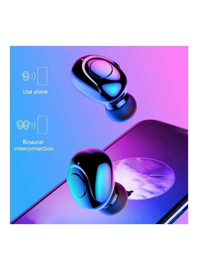 Generic - S9 Portable Headphones TWS Earphone BT Earphones 5.0 Wireless Headset Sports Earbud with Charge Box Black - Image 1