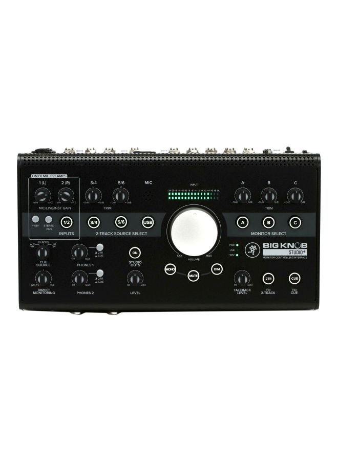 Mackie Big Knob Studio Plus Monitor Controller And Interface 663961050547 Black/Grey/White - Image 1