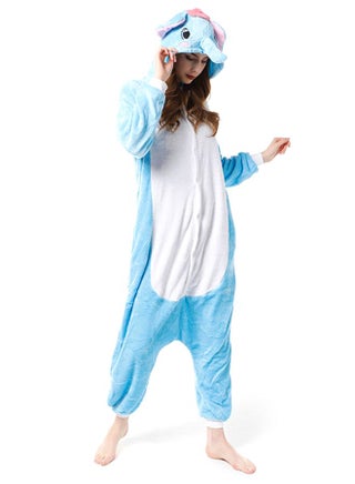 Elephant Shaped Soft Comfy Onesie Blue - v1606921758/N39423827V_1