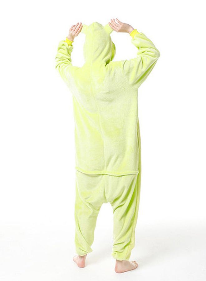 QiaoKai - Frog Shaped Comfy Onesie Pajamas Green - Image 1