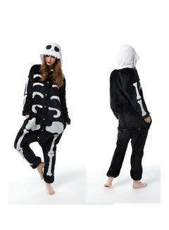 QiaoKai Cute Skeleton Comfy Onesie Pajamas Multicolor  - Image 4