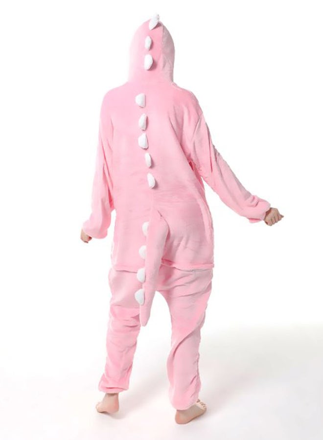 QiaoKai - Cute Little Monster Comfy Onesie Pajamas Pink - Image 1