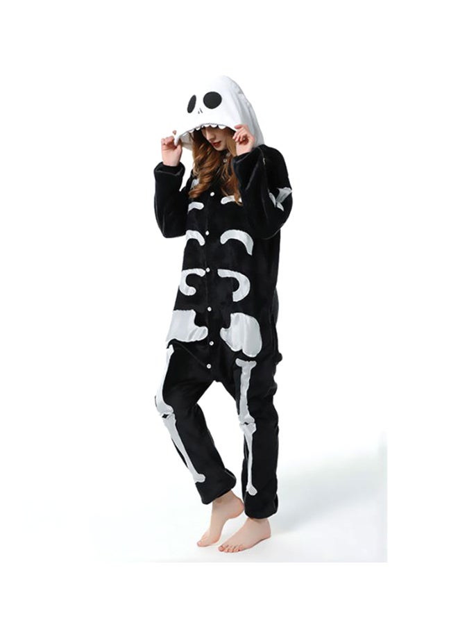 QiaoKai - Cute Skeleton Comfy Onesie Pajamas Multicolor - Image 1