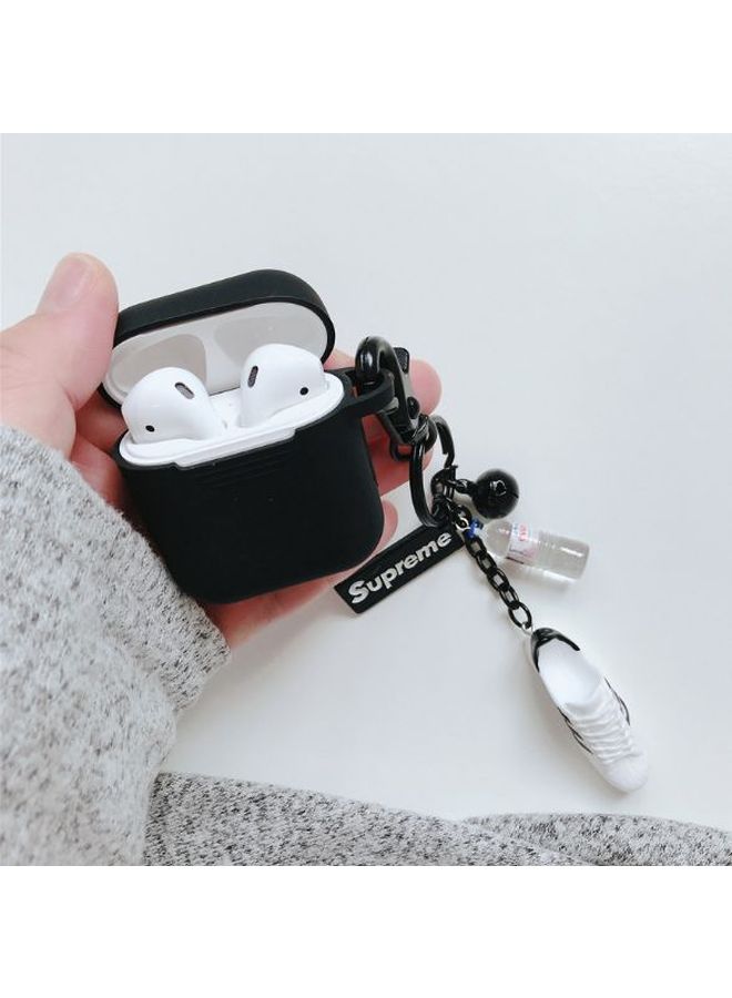 Beauenty Shoe And Water Bottle Themed Case Cover For Apple AirPods Black/White - Image 3