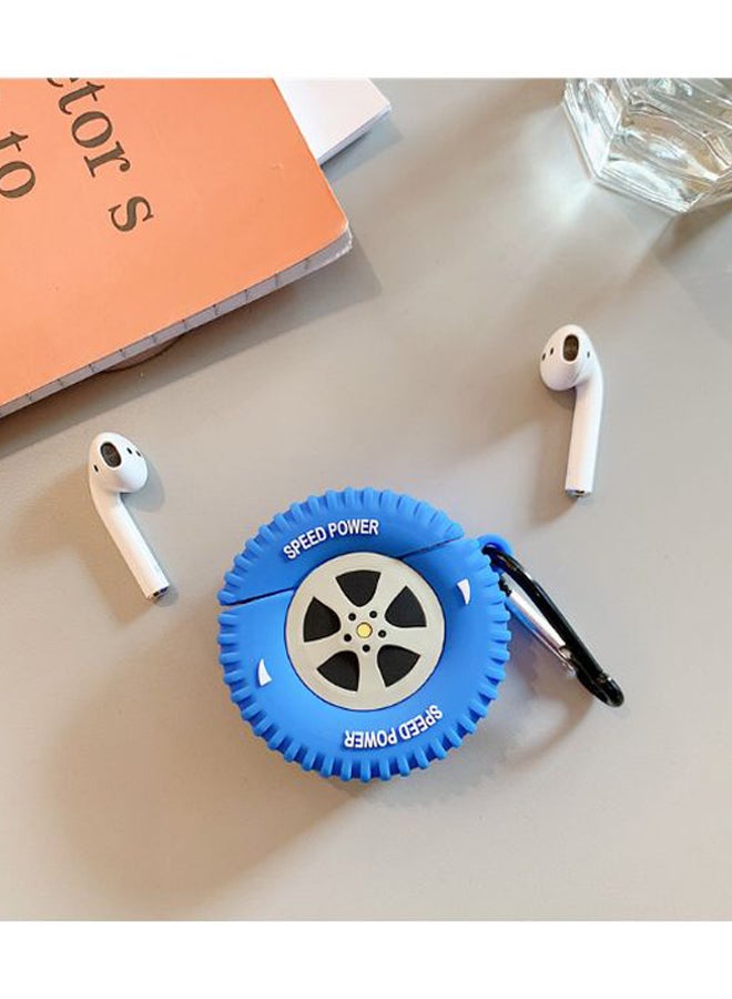 Beauenty Car Tire Pattern Case Cover For Apple AirPods 1/2 Blue/Grey/Black - Image 2