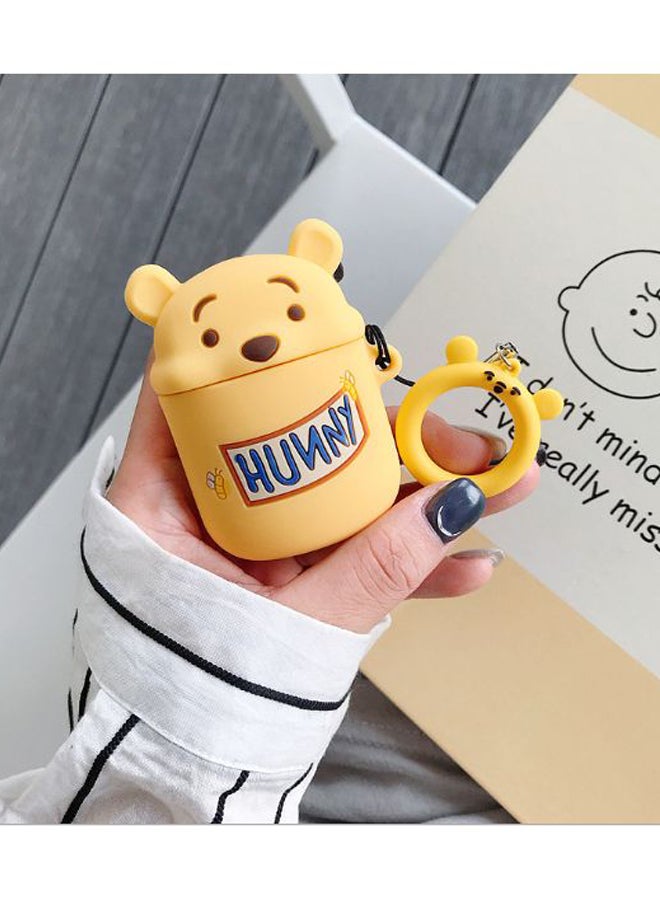 Beauenty Cute Bear Pattern Case Cover For Apple AirPods 1/2 Yellow/White/Blue - Image 2