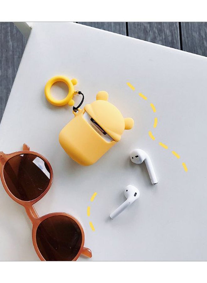 Beauenty Cute Bear Pattern Case Cover For Apple AirPods 1/2 Yellow/White/Blue - Image 3