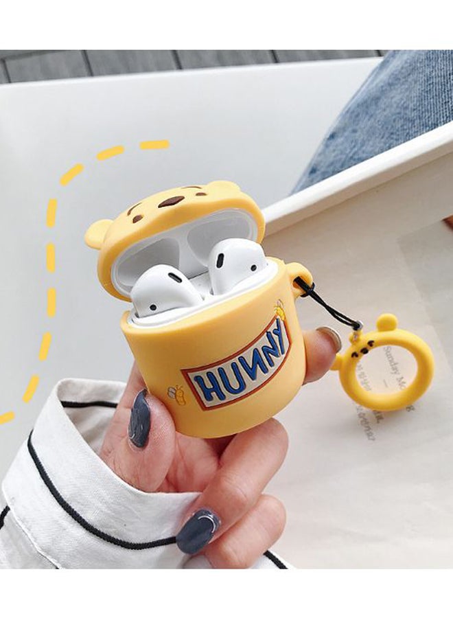 Beauenty Cute Bear Pattern Case Cover For Apple AirPods 1/2 Yellow/White/Blue - Image 4