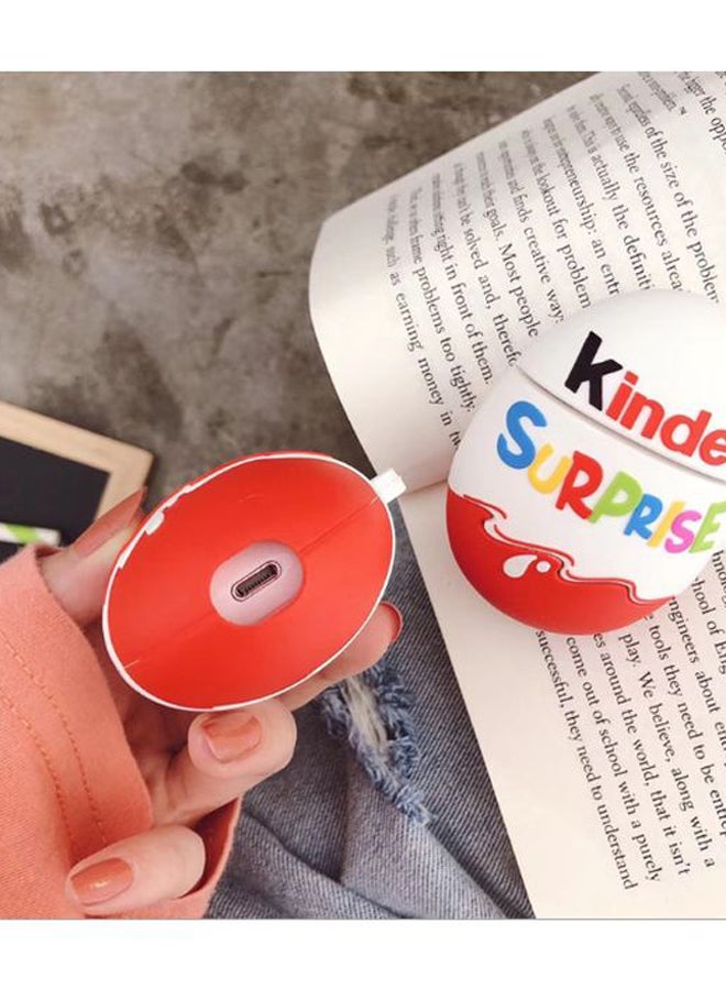 Beauenty Kinder Egg Shaped Case Cover For Apple AirPods 1/2 White/Red/Blue - Image 5