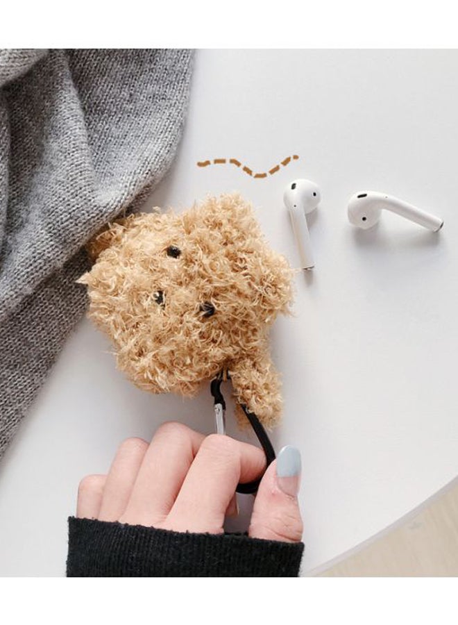 Beauenty Dog Themed Case For Apple AirPods 1/2 Beige/Black - Image 2