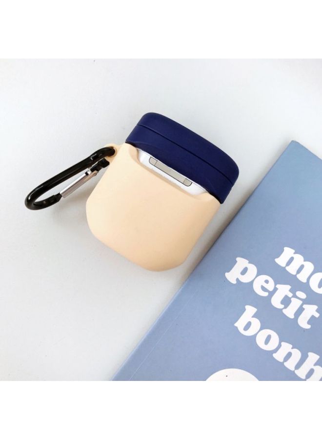 بيوينتي حافظة واقية بتصميم عبوة فازلين لسماعة أبل آير بودز 1/2 بيج/أزرق/أسود - Image 2