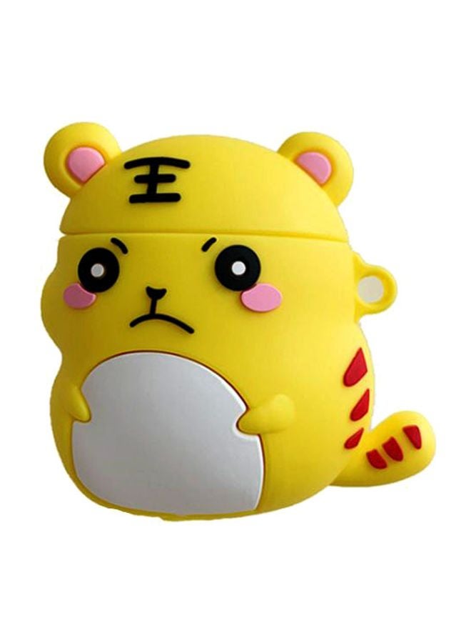 بيوينتي غطاء حماية واقٍ بتصميم بيكاتشو لسماعات أبل آيربودز 1/2 أصفر/أسود/أبيض - Image 1