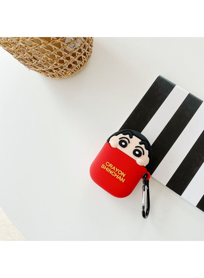 Beauenty Crayon Shinchan Themed Case For Apple AirPods 1/2 Red/Beige/Black - Image 2