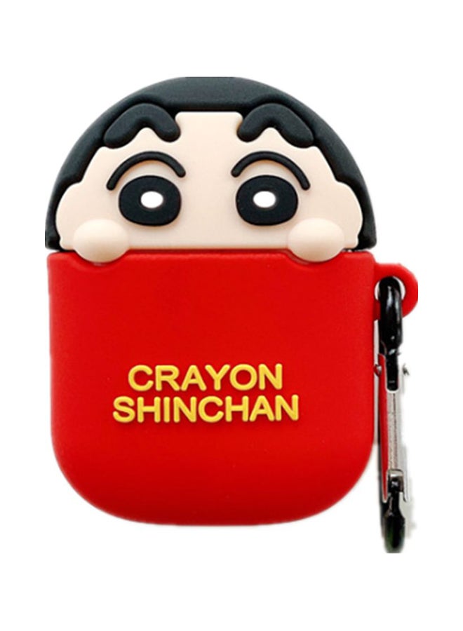 Beauenty Crayon Shinchan Themed Case For Apple AirPods 1/2 Red/Beige/Black - Image 1