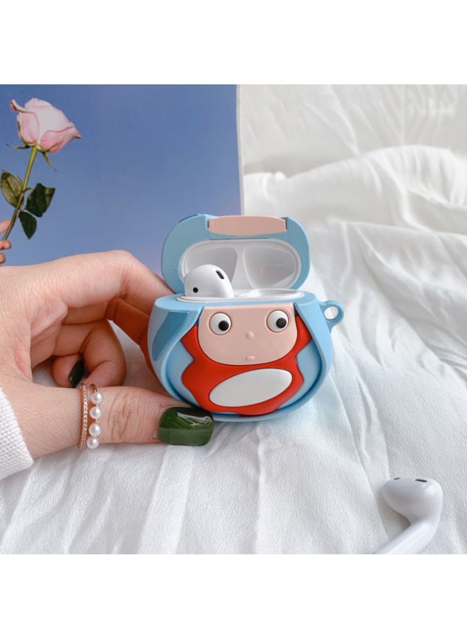 Beauenty Cartoon Themed Protective Case For Apple AirPods 1/2 Blue/Red/Beige - Image 2