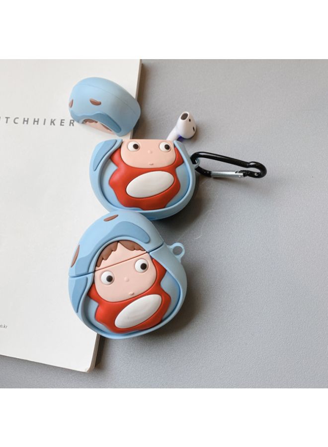 Beauenty Cartoon Themed Protective Case For Apple AirPods 1/2 Blue/Red/Beige - Image 5