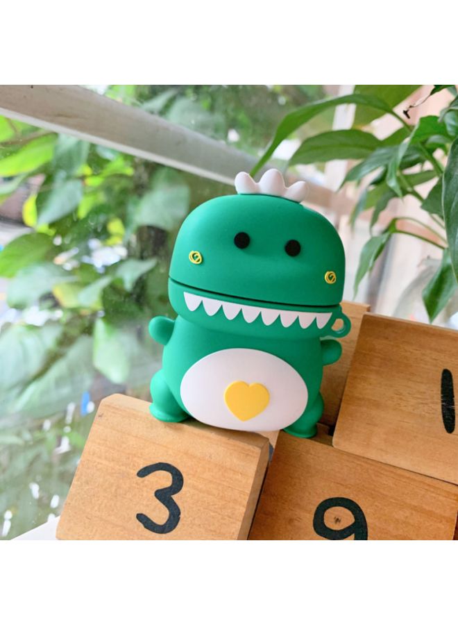 Beauenty Cartoon Themed Protective Case For Apple AirPods 1/2 Green/White/Yellow - Image 2