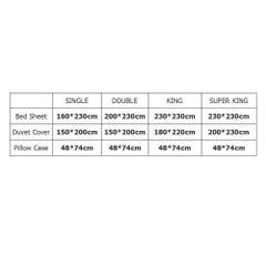EHOME 4-Pieces Simple Trend Style Bedding Set Polyester Multicolour 180x220cm  - Image 3