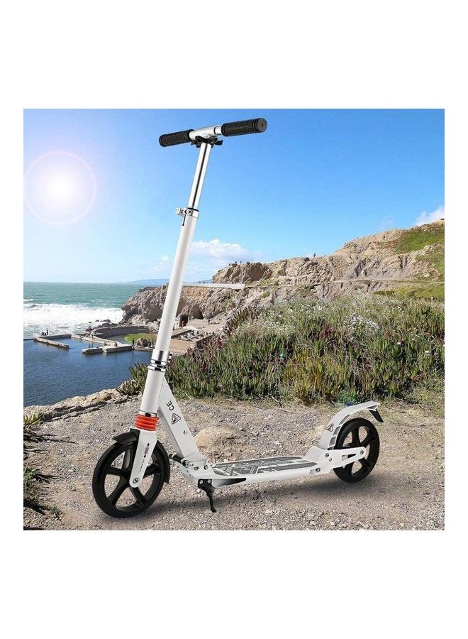 Cool Baby Two Wheeler Adjustable Kick Scooter White - Image 3