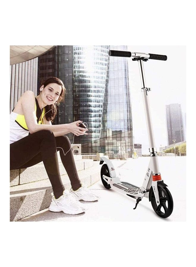 Cool Baby Two Wheeler Adjustable Kick Scooter White - Image 4