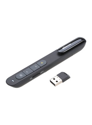 قلم تحكم عن بعد لاسلكي لتطبيق باوربوينت مع مستقبل USB أسود - v1606924301/N40674061A_1