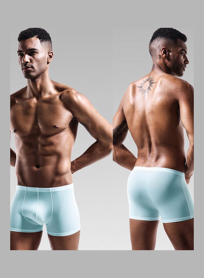 Generic - Men Solid Colour Thin Breathable Seamless Bulge Underwear Black - Image 1