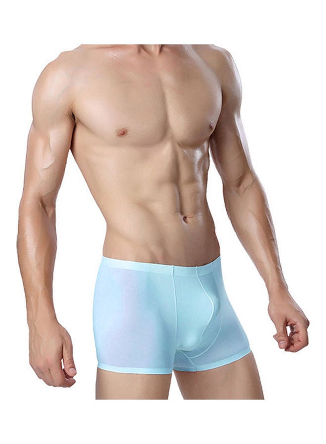 Generic - Men Solid Colour Thin Breathable Seamless Bulge Underwear Black - Image 1