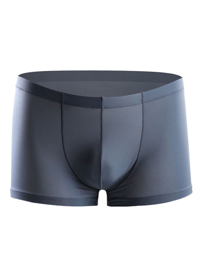 Thin Breathable Bulge Boxers Light Gray - Image 1