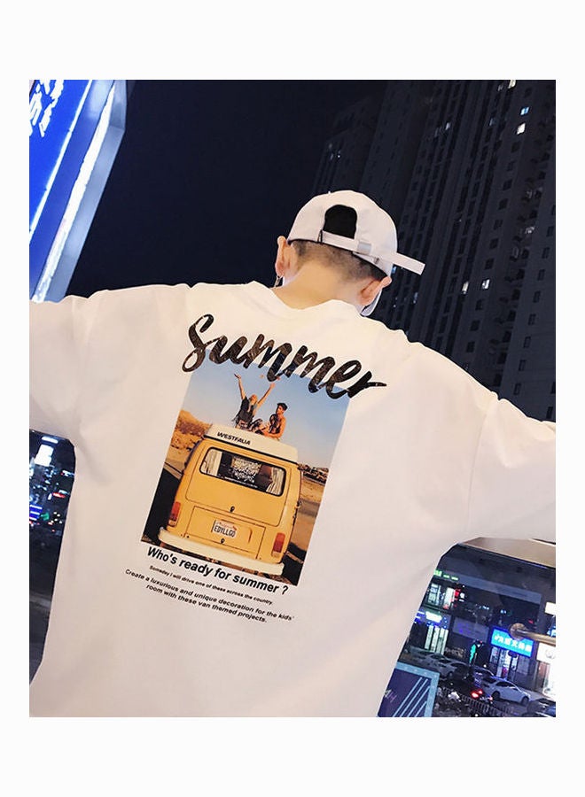 Summer Printed T-Shirt Black - v1606927964/N42695771V_7