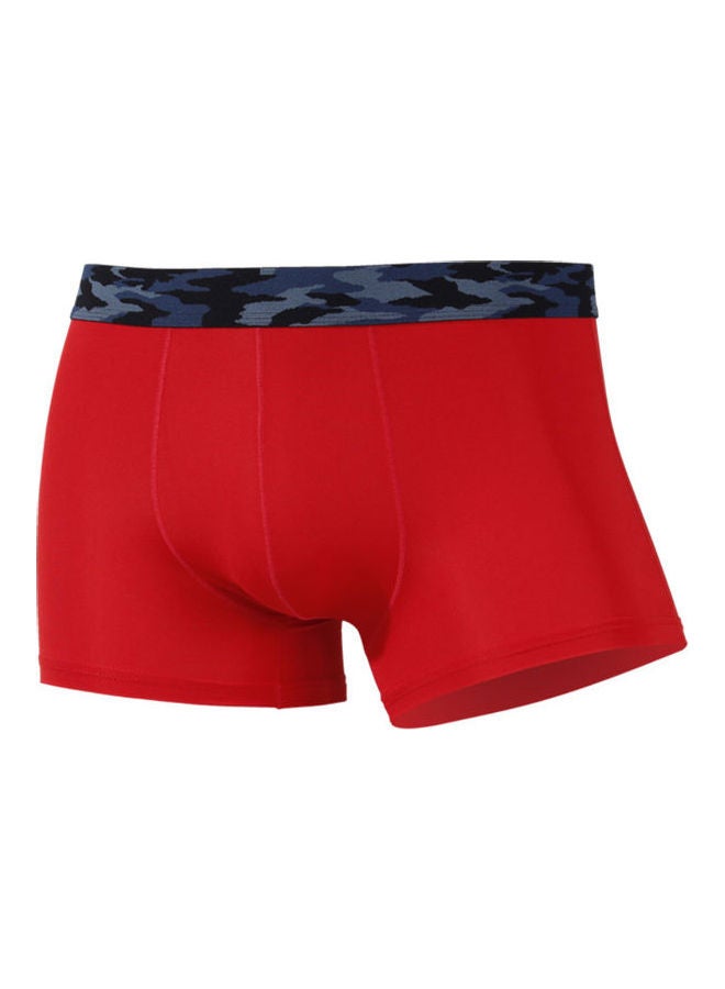 Generic - Solid Elastic Breathable Boxers White - Image 1
