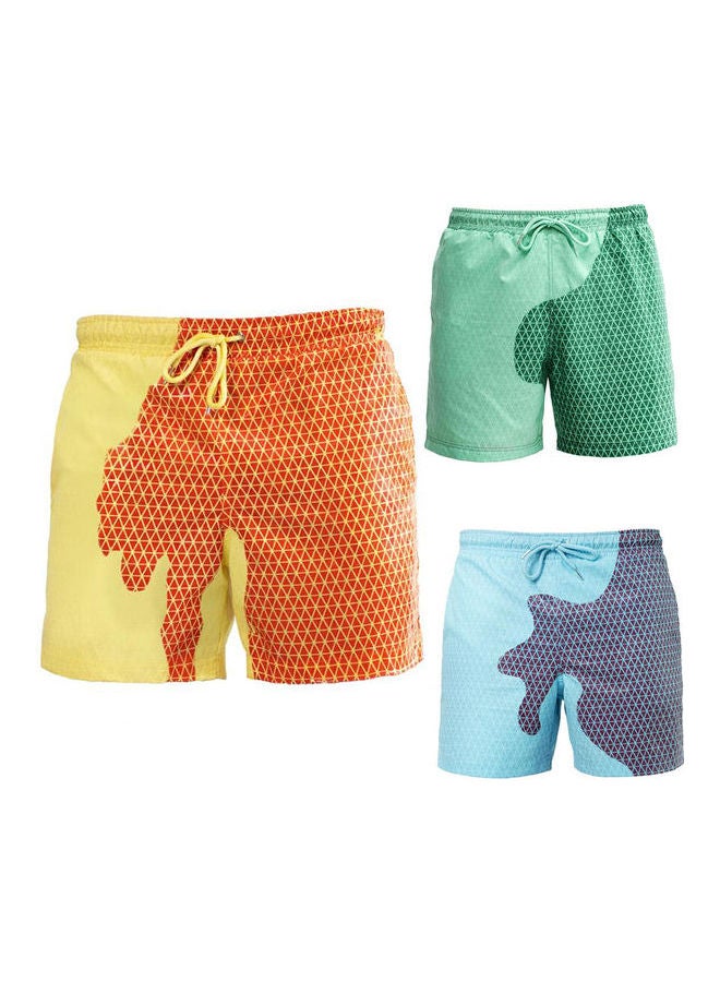 Color Changing Beach Shorts Blue - Image 5